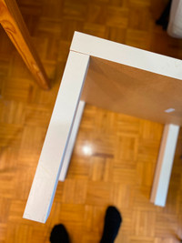 White Square LACK Table from Ikea