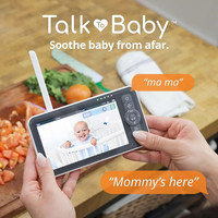 Secure 1080P Video Baby Monitor with 1000 ft range and 22 hour B