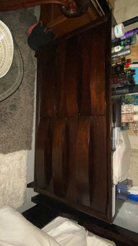 Solid wood dresser + mirror for sale (moving sale) 
