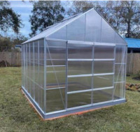 10x12 Greenhouse Polycarbonate Heavy Duty All Season Growing