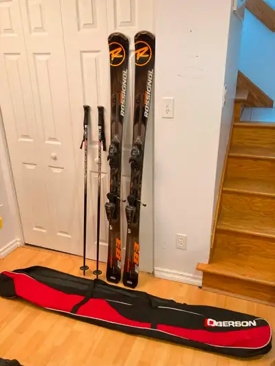 Skis alpins Rossignol Experience 83 avec bâtons et sac, View more
