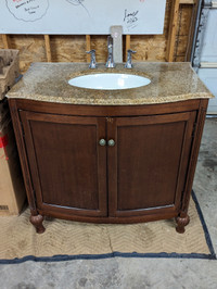 Vanity and medicine cabinet for sale!