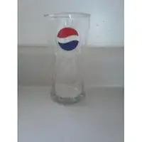 Vintage Pepsi Glass with Raised Logo
