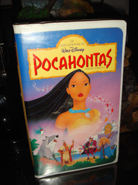 VHS-WALT DISNEY-POCAHONTAS-FILM/MOVIE