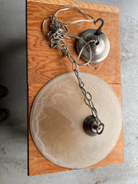 Hanging swag ceiling light fixture 