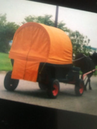 Horse wagon , single horse wagon
