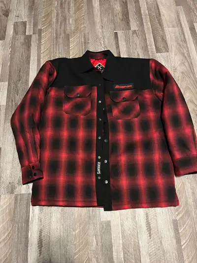 Snap on coat, size large, warm great for fall/spring and winter. Never worn. $75 obo