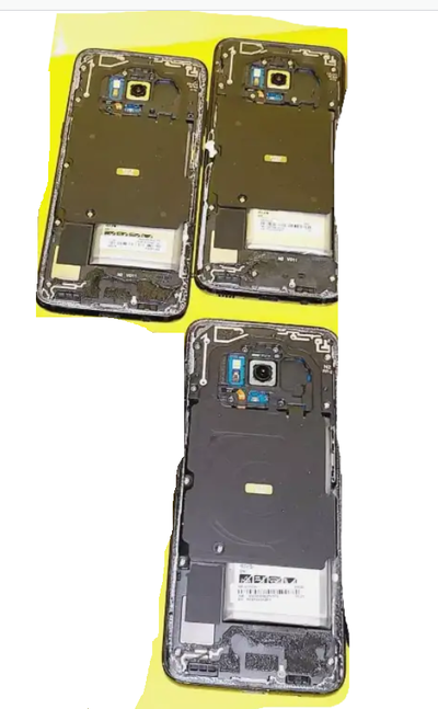 3 BROKEN SAMSUNG GALAXY S8 SM-G950W, View more