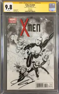 X-Men 10 - CGC 9.8 Signature Series - signed by John Cassaday
