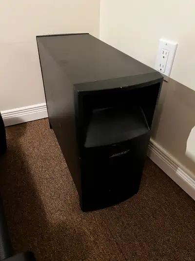 Subwoofer with power cable only. Works great. $50