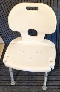 Bath Seat, medical, with back, 9100-006 / 9100-R, no side handle