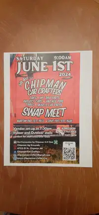 SWAP MEET   SATURDAY JUNE   1 