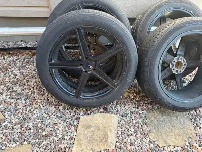 20", 4x Fast FC Rims Priced to sell Good condition with Tires included Tires are P235/55 R20 $50 for...