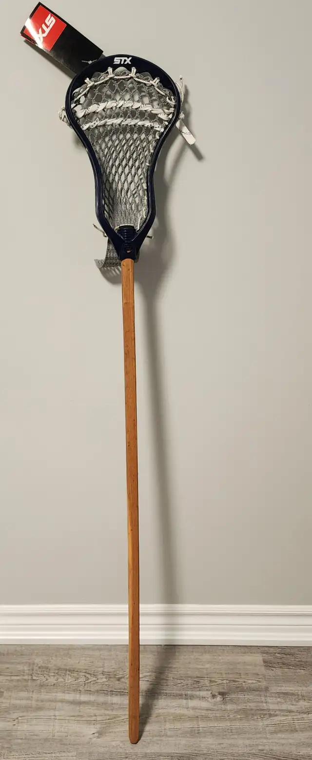 New Lacrosse stick. Wooden shaft & new STX Head (Super power) in Lacrosse in Oakville / Halton Region - Image 3