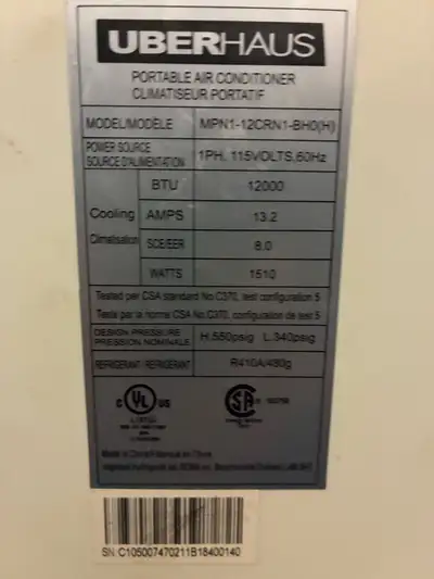 A/C - Dehumidifier , View more