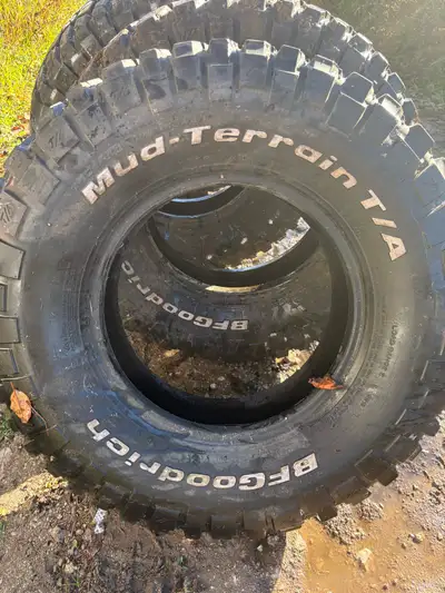 Complete set of tires, lots of tread left, some weather cracking, $700 or trade for something of int...