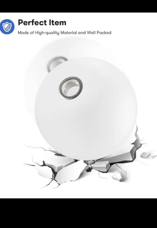 Mid Century Modern 2 Frosted Glass Globe Floor Lamp for Living R in Indoor Lighting & Fans in Hamilton - Image 4