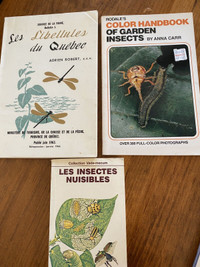 livre d'insectes/insects books