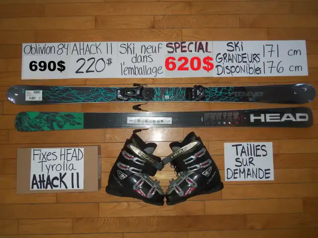 Ensembles kits ski alpin TWIN TIP 150 156 163 170 171 176 183 cm in Ski in Drummondville - Image 2