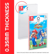 NEW Nintendo Switch Clear Snug Fit Box Protectors - 10pk in Carr