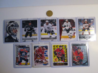 9 Cartes hockey Recrues - 9 Rookie Hockey cards