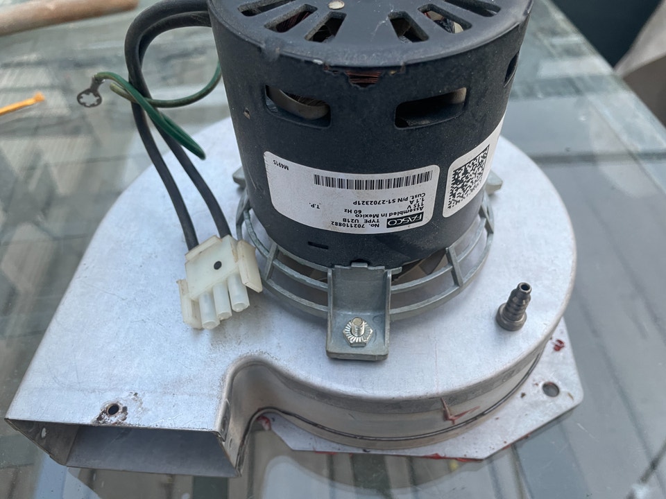 Fasco 702110882 York Coleman S1-2702321P Draft Inducer Motor | Heaters ...
