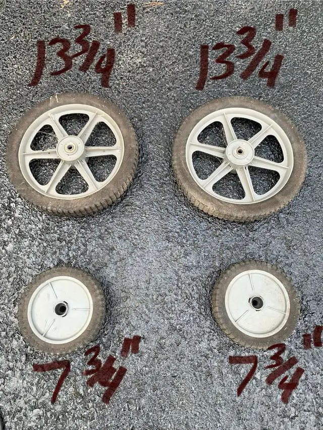 lawnmower wheels/ various prices  in Lawnmowers & Leaf Blowers in Annapolis Valley - Image 2