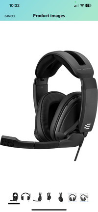 Sennheiser Gsp 302 Closed Back Gaming Headset For Pc, Mac, Ps4 A