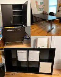 IKEA  - Office furniture 3 pieces / Mobilier de bureau 3 pièces