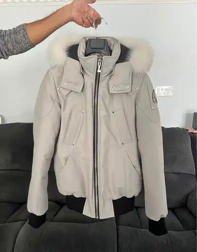 Moose Knuckles Mens Bomber Jacket Storm Grey Small, View more