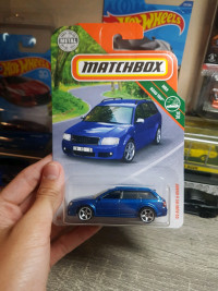 2019 Matchbox 2002 Audi RS6 Avant blue Wagon