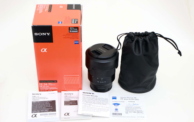Sony Vario-Tessar T* FE 24-70mm F4 ZA OSS Lens ( SEL2470Z