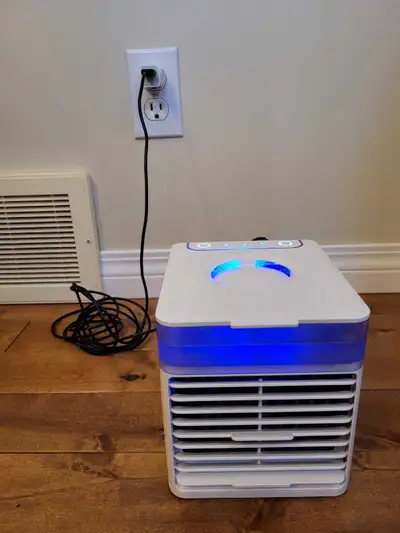 Brand New Portable Personal White Nexfan-01 Multiple functions Mini Air Cooler + Fan + Humidifier Mu...