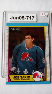 Joe Sakic 1989-90 O-Pee-Chee RC #113 Quebec Nordiques Avalanche