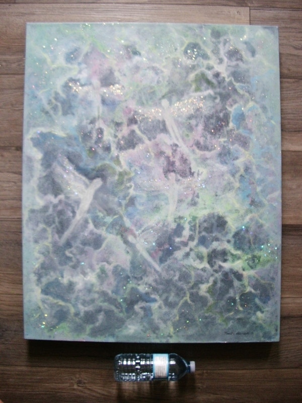ANGEL ABSTRACT LARGE ORIGINAL NEW PAINTING | Arts & Collectibles | Red ...