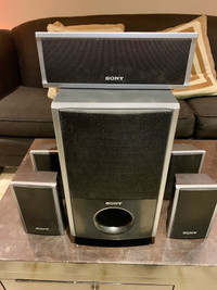 Sony Speakers, surround sound incl Subwoofer