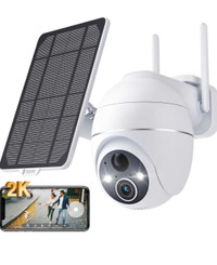 2K PTZ WIFI Wireless Security Camera 