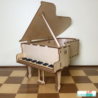 Personalized Wooden Grand    Piano    26x17x13 cm