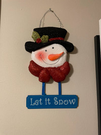 Let It Snow Christmas Decoration