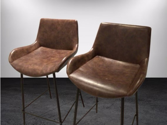 Mint Condition Synthetic Leather Counter Stools in Chairs & Recliners in City of Toronto - Image 2