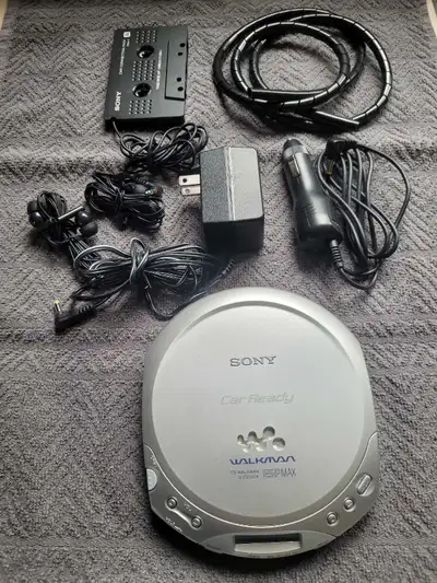 Sony D-E226CK is a "Car Ready" Portable CD Walkman. Designed for both portable use and in-car listen...