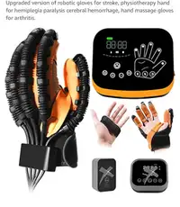 Upgraded version of robotic gloves for stroke, physiotherapy han