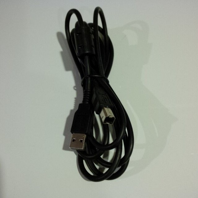 USB Printer Cable with double ferrite core 7 feet long in Cables & Connectors in Ottawa