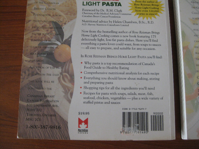 6 PAPERBACK LIGHT - LOW FAT COOKING RECIPE BOOKS in Non-fiction in Ottawa - Image 3