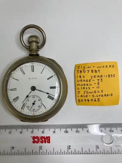 Elgin (17) pocket watch, View more