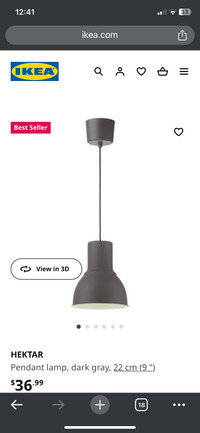 IKEA pendant light