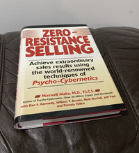 HARDCOVER Zero Resistance Selling by Maxwell Maltz (Psycho-Cyber