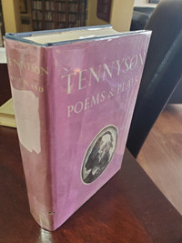 Tennyson Poems & Plays, Oxford University, Hardcover, only $8