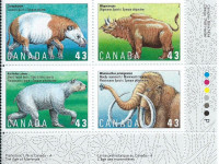 Bloc feuillet timbres-poste du Canada NEUFS