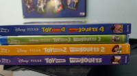 TOY STORY ALL 4 MOVIES COLLECTION BLURAY DVD COMBO  FOR SALE